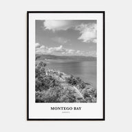 Montego Bay Portrait B&W Poster
