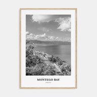 Montego Bay Portrait B&W Poster