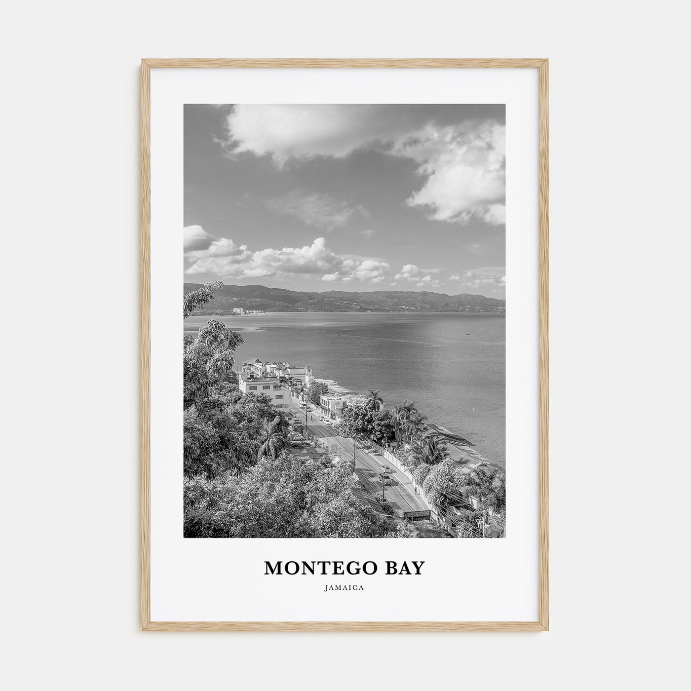 Montego Bay Portrait B&W Poster