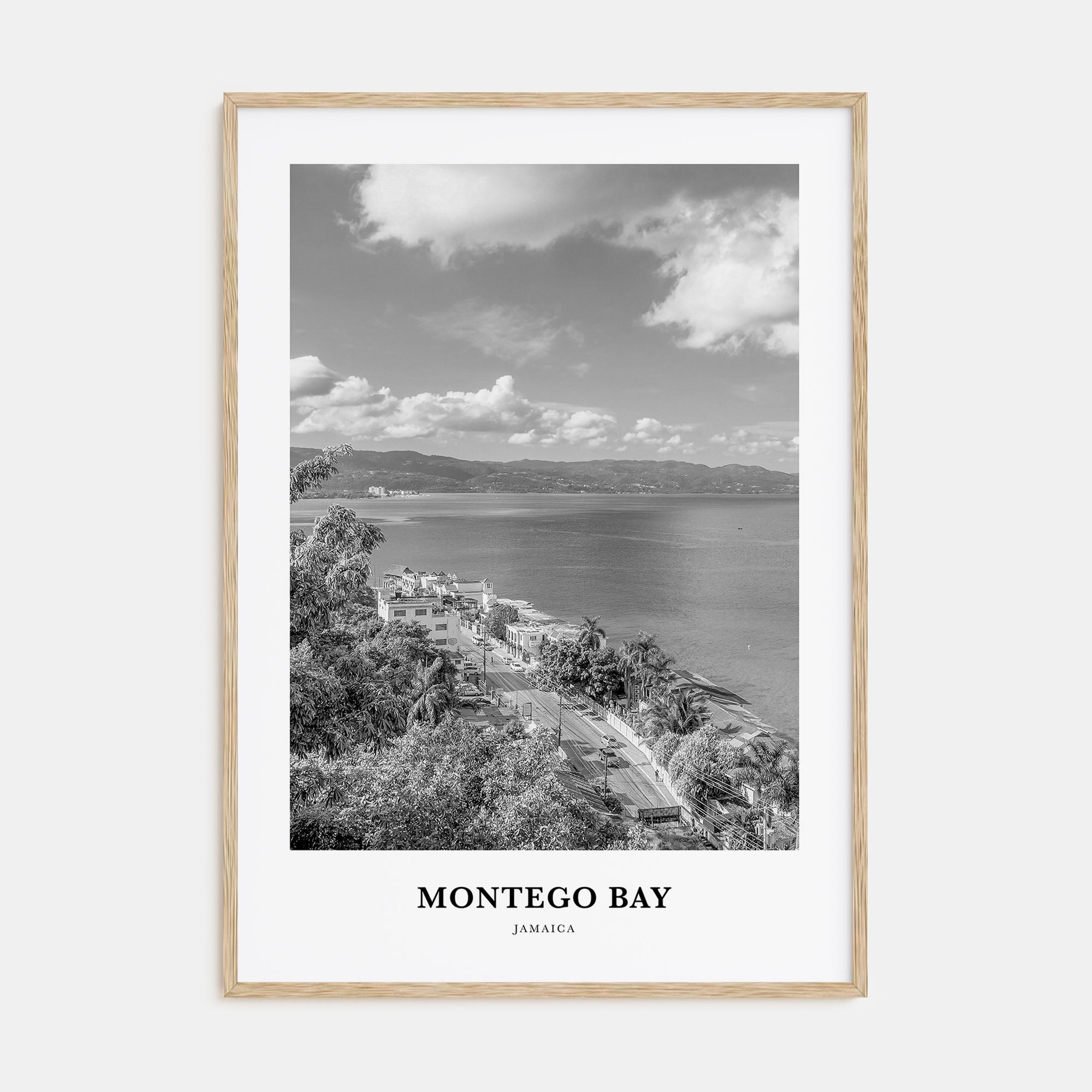 Montego Bay Portrait B&W Poster