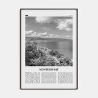 Montego Bay Travel B&W Poster