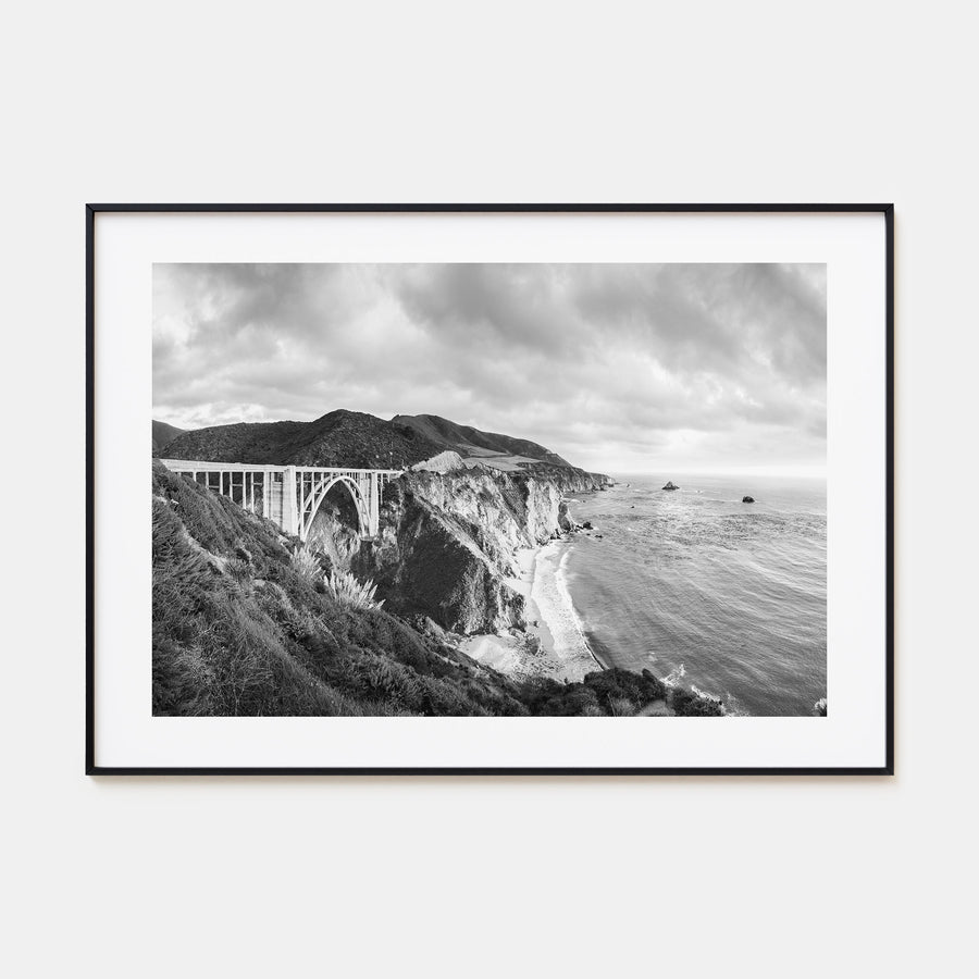 Monterey Landscape B&W Poster