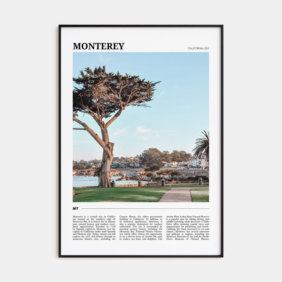 Monterey Travel Color Poster