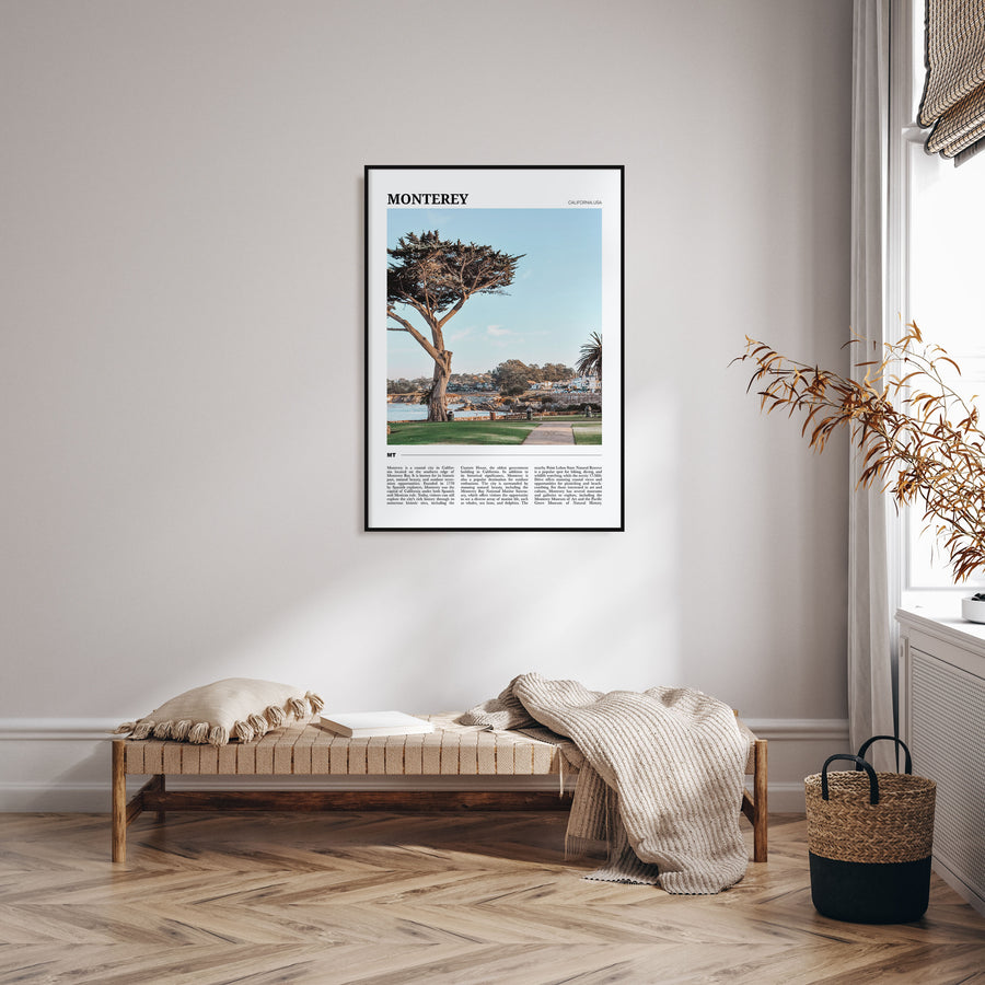 Monterey Travel Color Poster