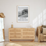 Monterosso al Mare Travel B&W Poster
