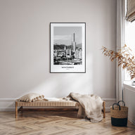 Monterrey Portrait B&W Poster