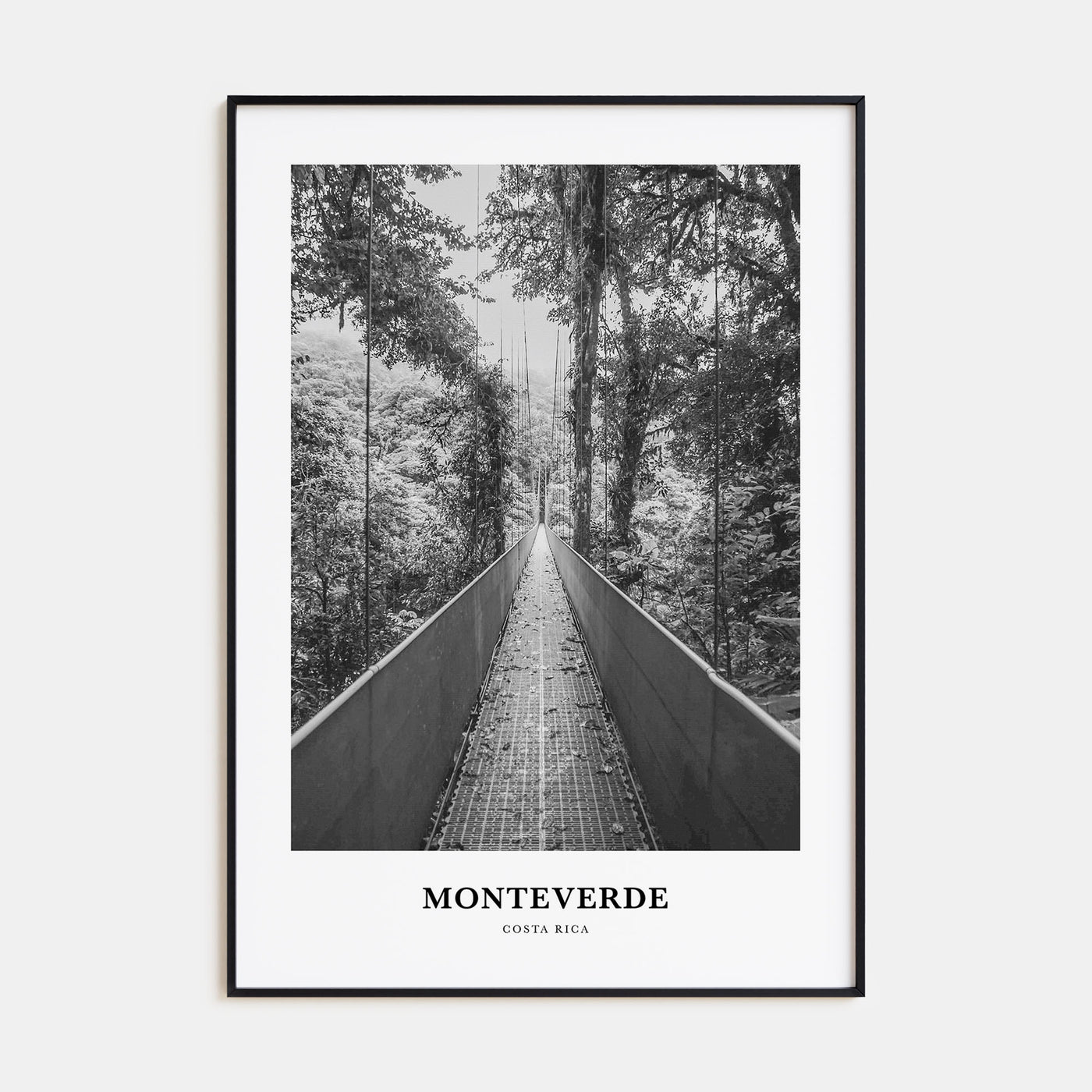 Monteverde Portrait B&W Poster