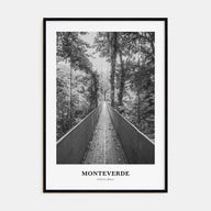 Monteverde Portrait B&W Poster