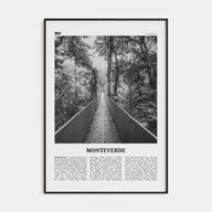 Monteverde Travel B&W Poster
