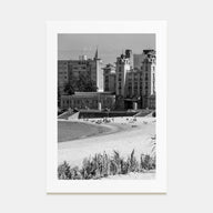 Montevideo Photo B&W Poster