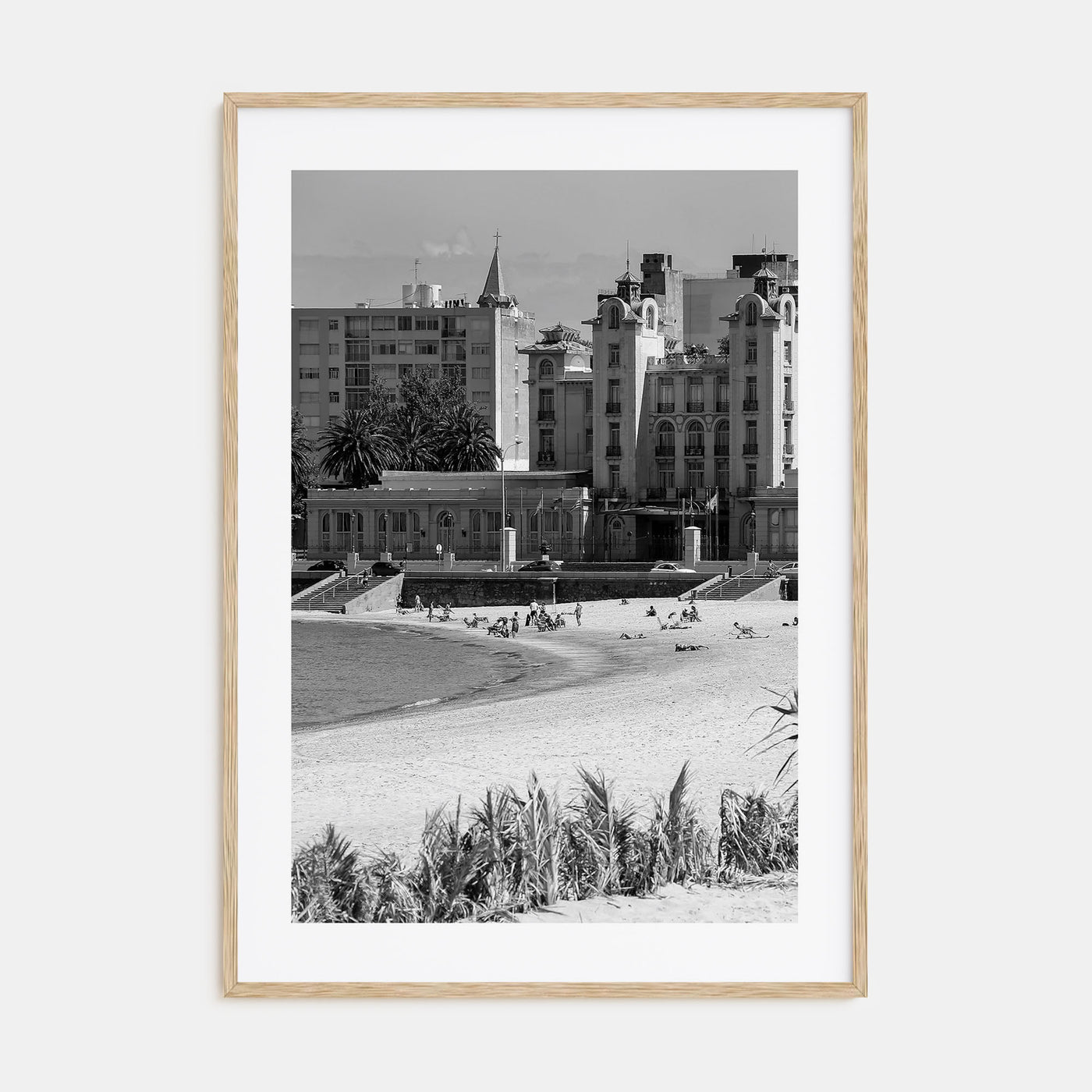 Montevideo Photo B&W Poster