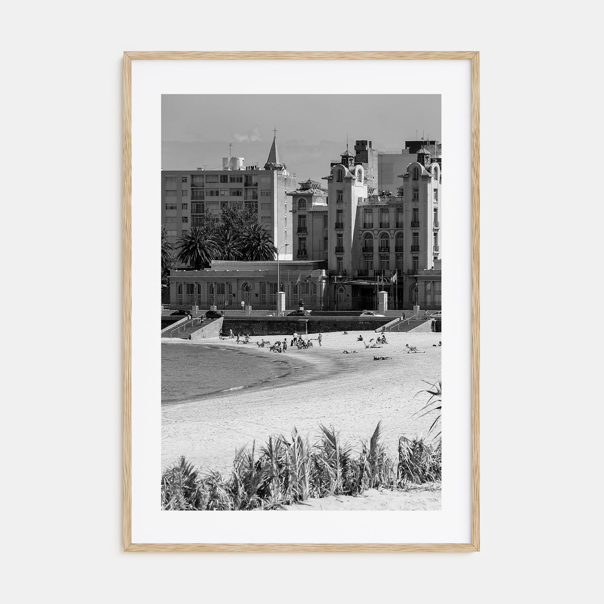 Montevideo Photo B&W Poster