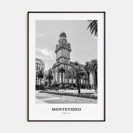 Montevideo Portrait B&W Poster