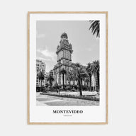 Montevideo Portrait B&W Poster