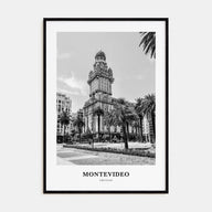 Montevideo Portrait B&W Poster