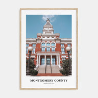 Montgomery County Portrait Color Poster
