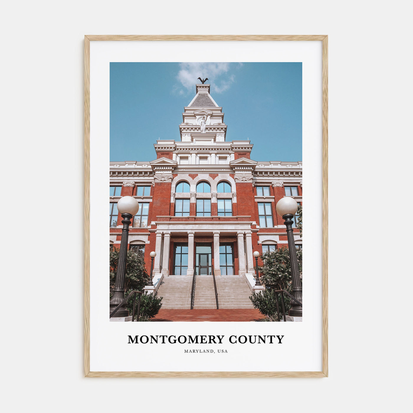 Montgomery County Portrait Color Poster