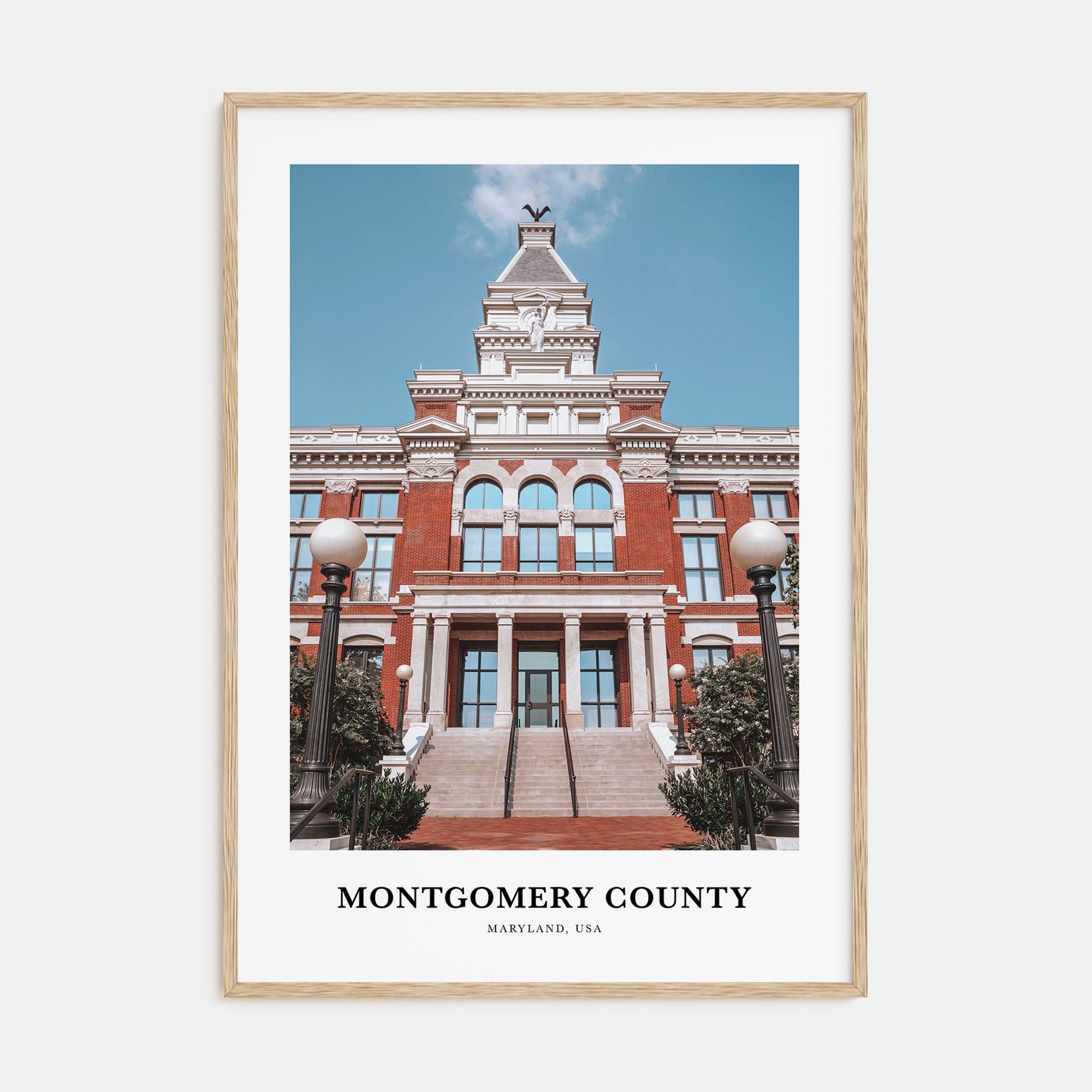 Montgomery County Portrait Color Poster