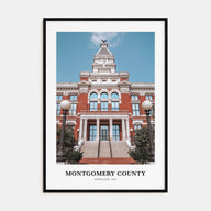 Montgomery County Portrait Color Poster