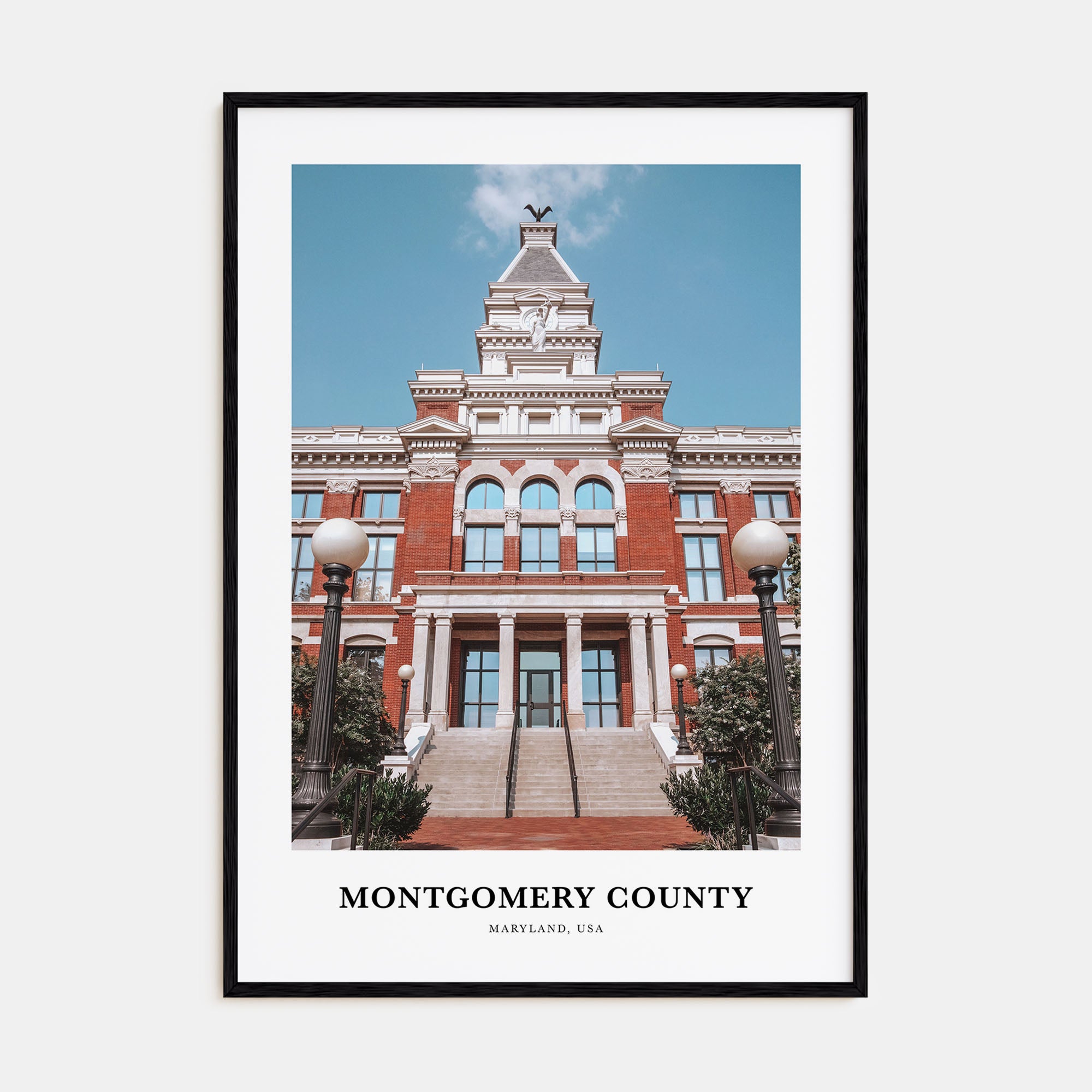 Montgomery County Portrait Color Poster