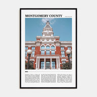 Montgomery County Travel Color Poster