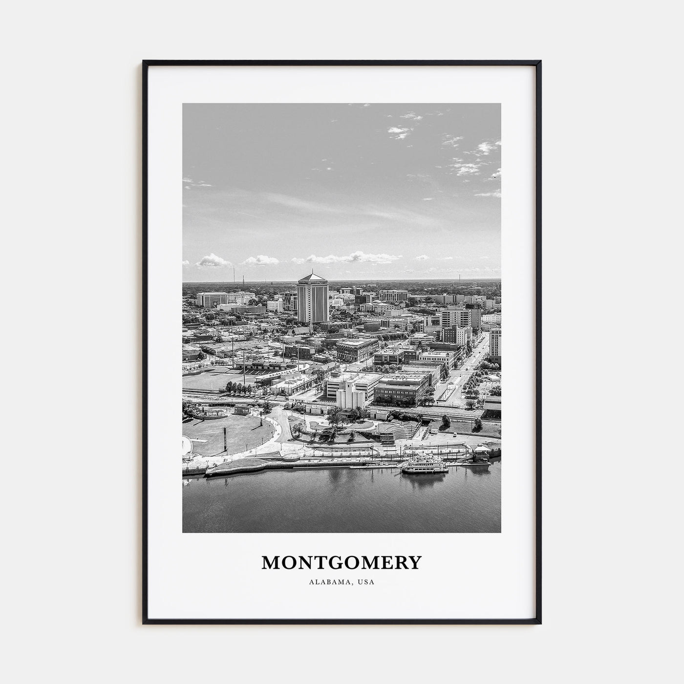 Montgomery Portrait B&W Poster