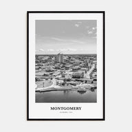 Montgomery Portrait B&W Poster