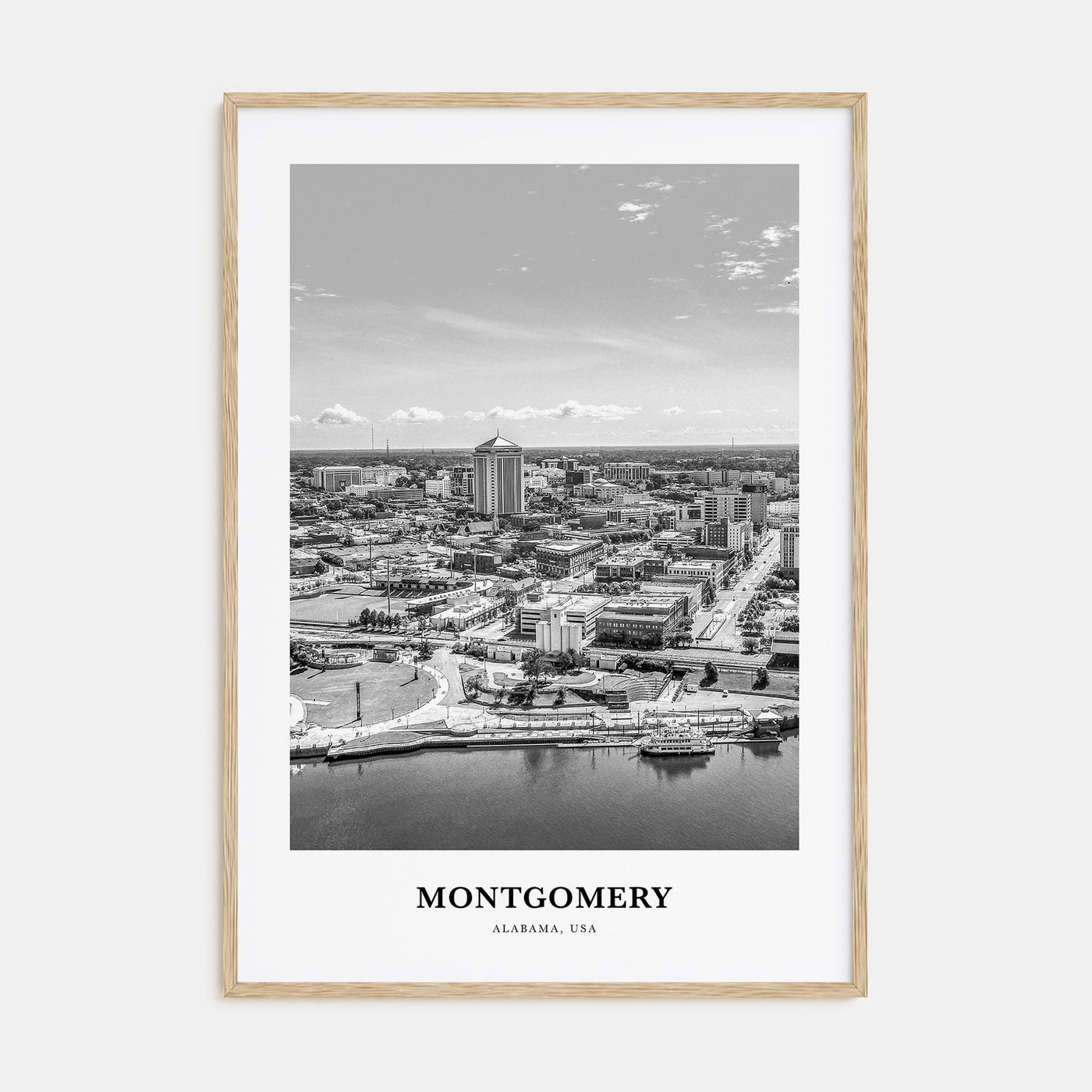 Montgomery Portrait B&W Poster