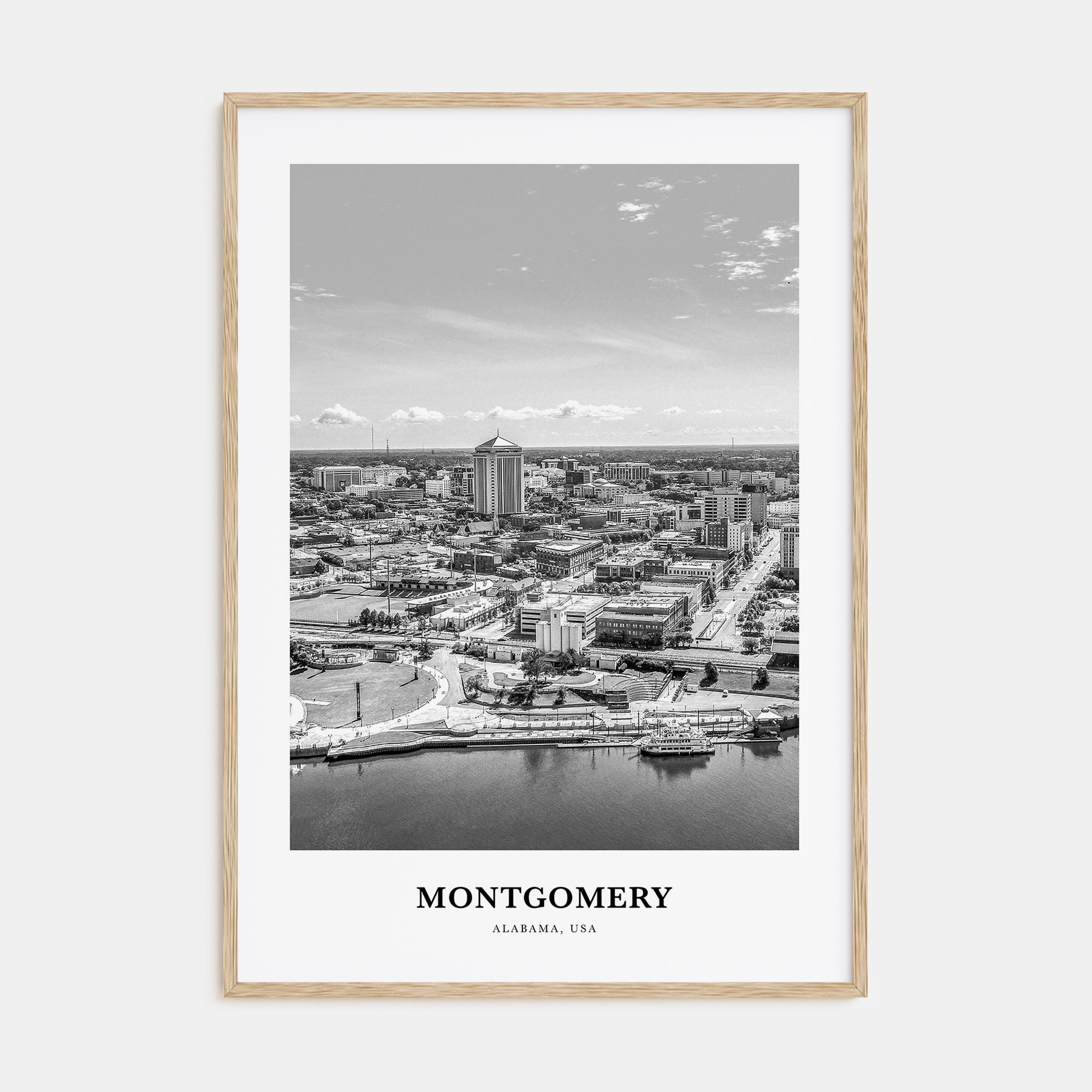 Montgomery Portrait B&W Poster