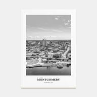 Montgomery Portrait B&W Poster