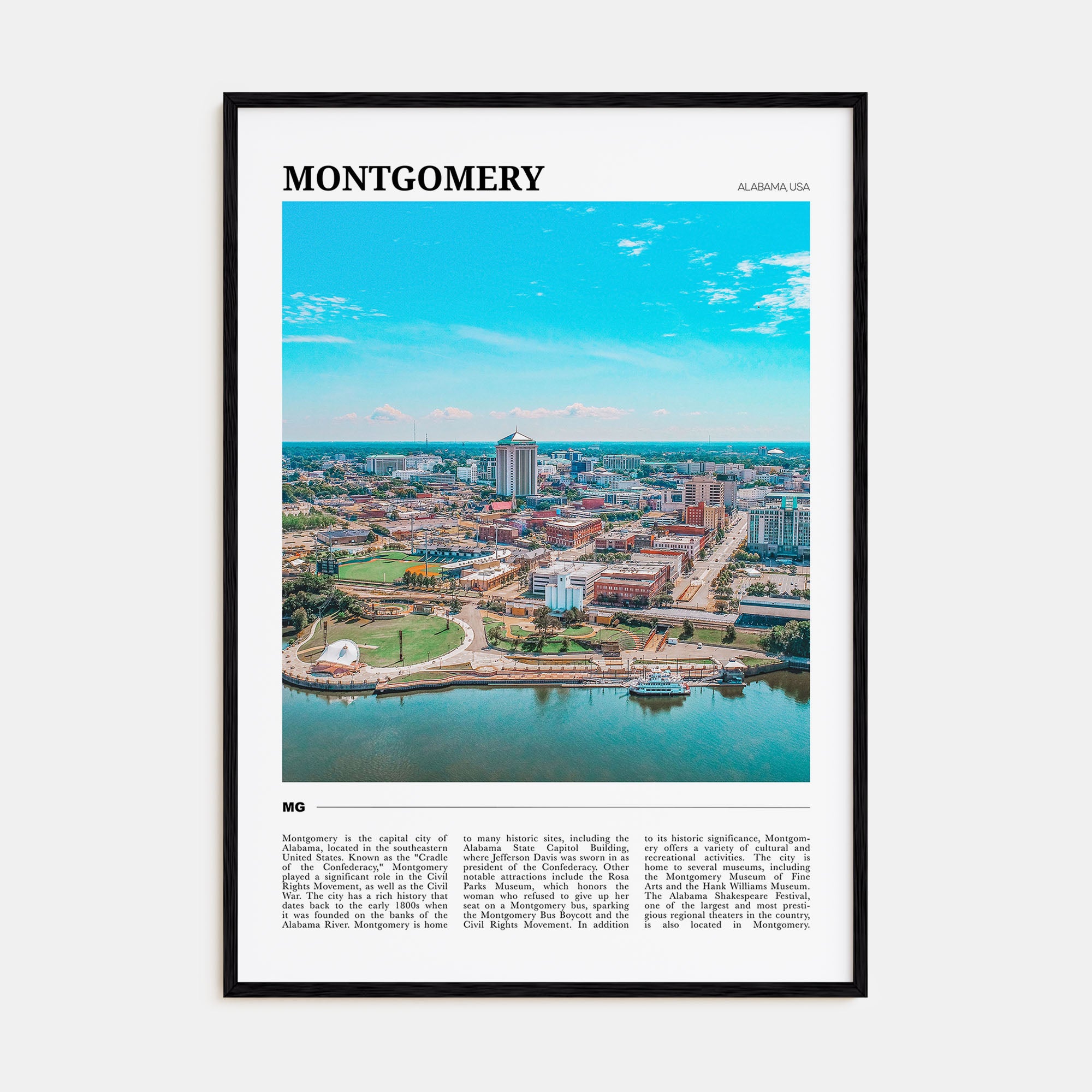 Montgomery Travel Color Poster