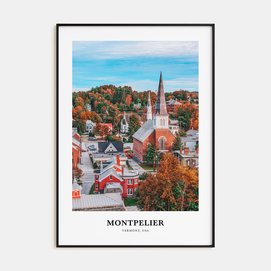 Montpelier Portrait Color Poster