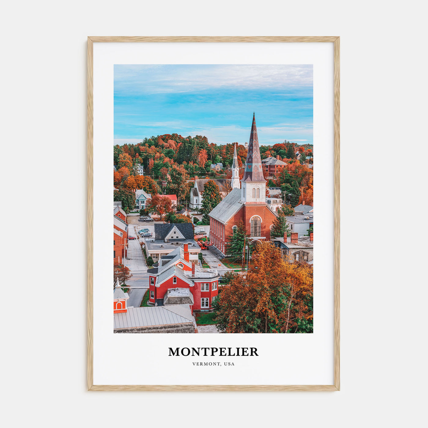 Montpelier Portrait Color Poster