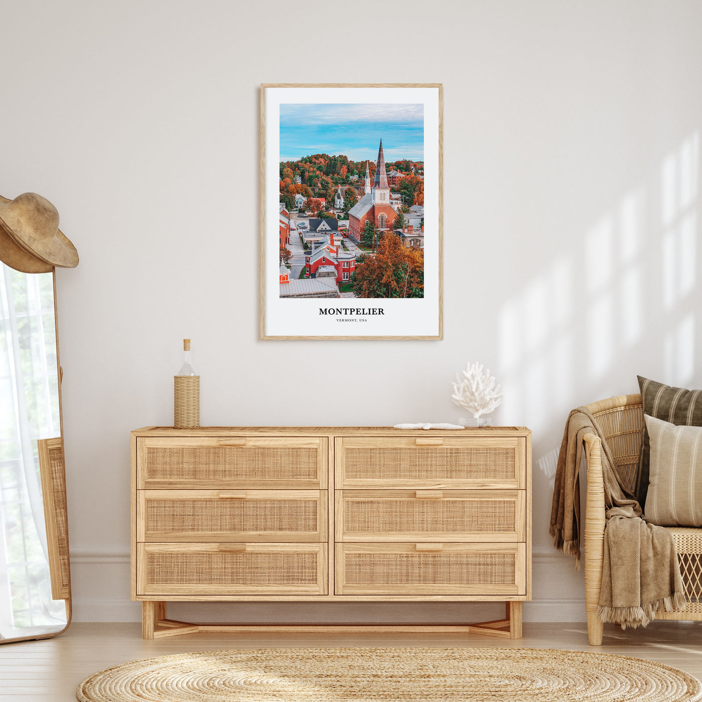 Montpelier Portrait Color Poster