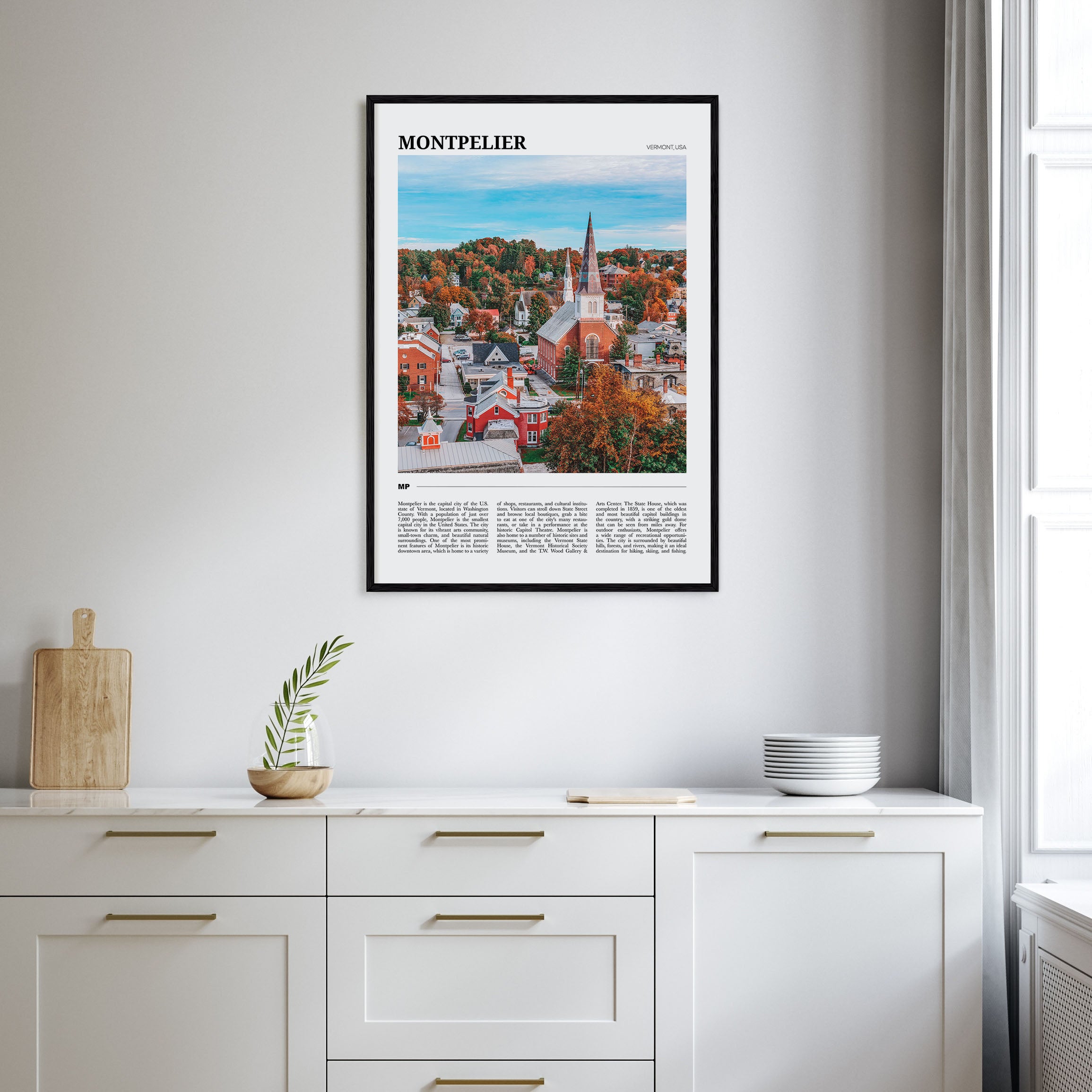 Montpelier Travel Color Poster