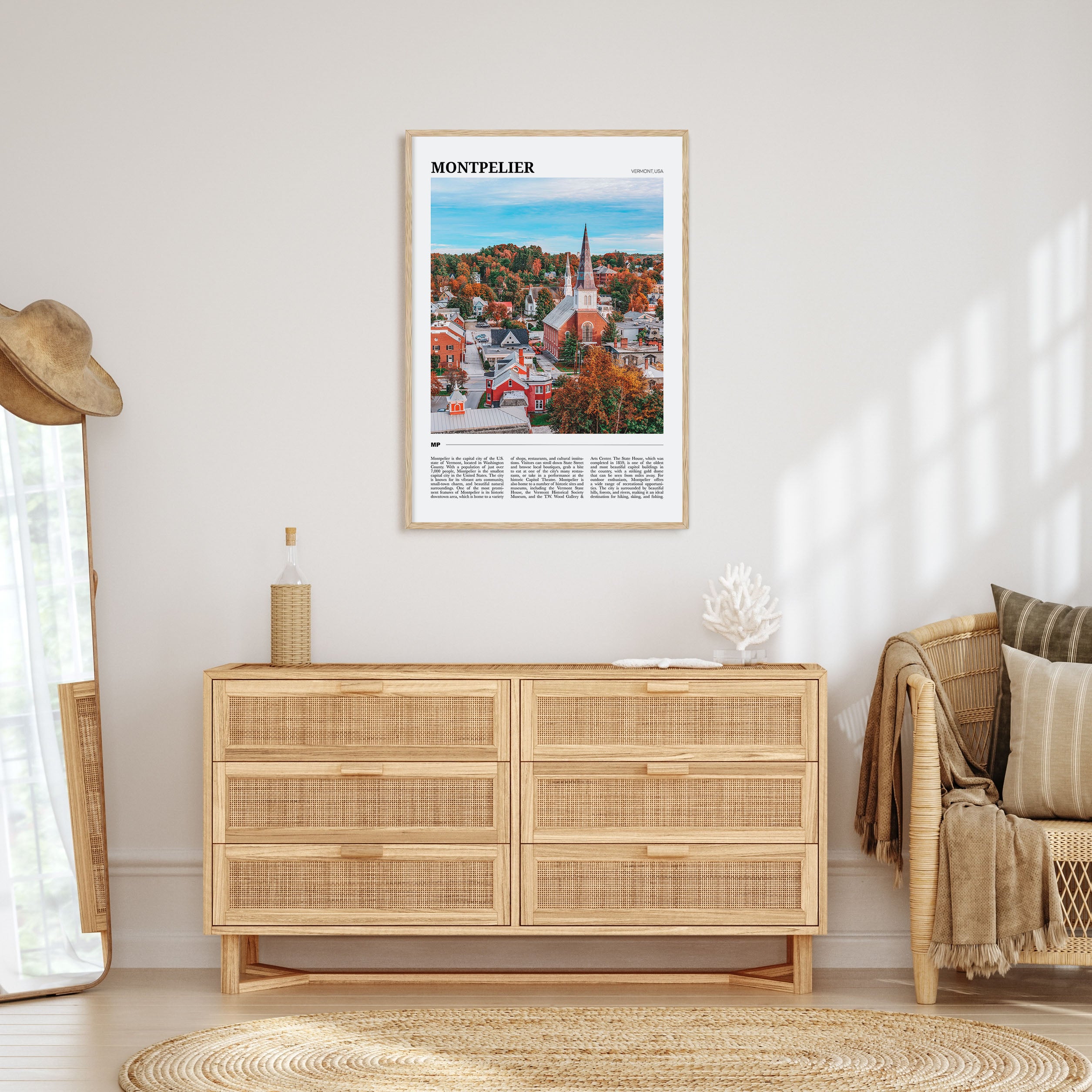 Montpelier Travel Color Poster