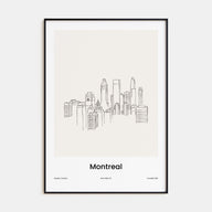 Montreal Drawn Poster