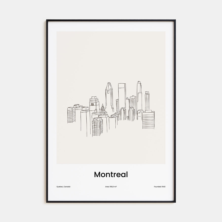 Montreal Drawn Poster
