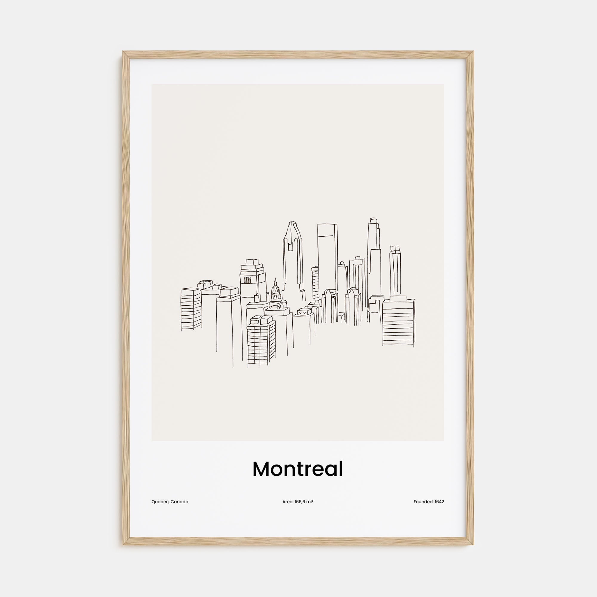 Montreal Drawn Poster
