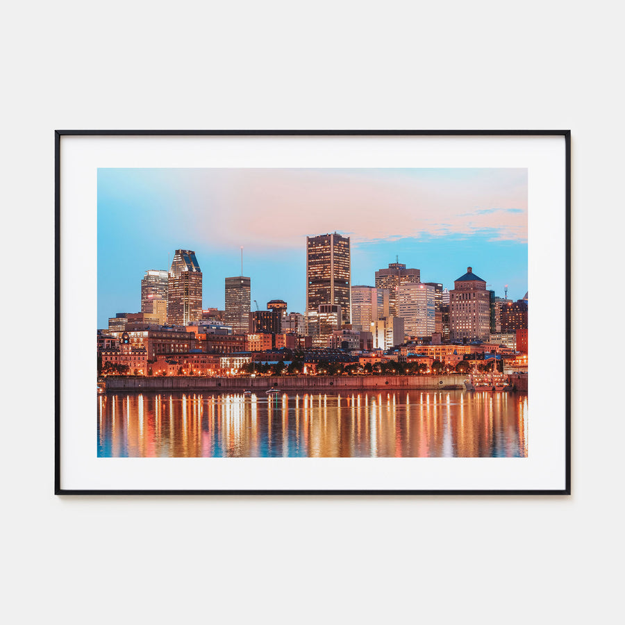 Montreal Landscape Color Poster