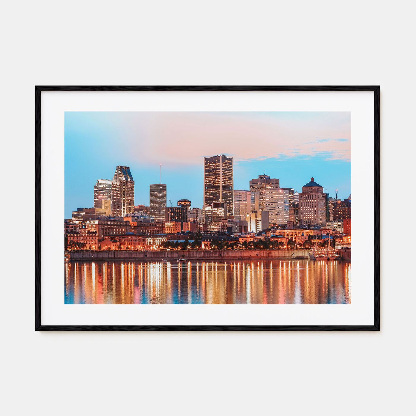 Montreal Landscape Color Poster