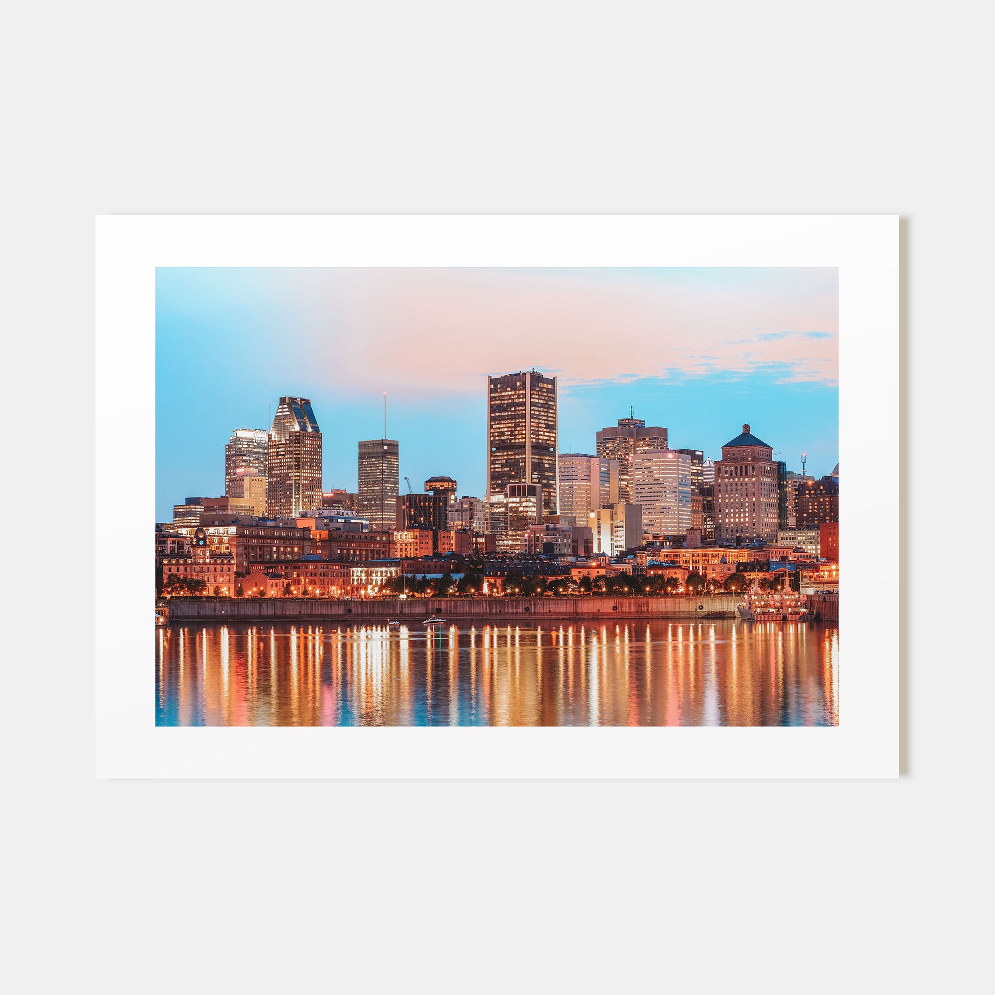 Montreal Landscape Color Poster