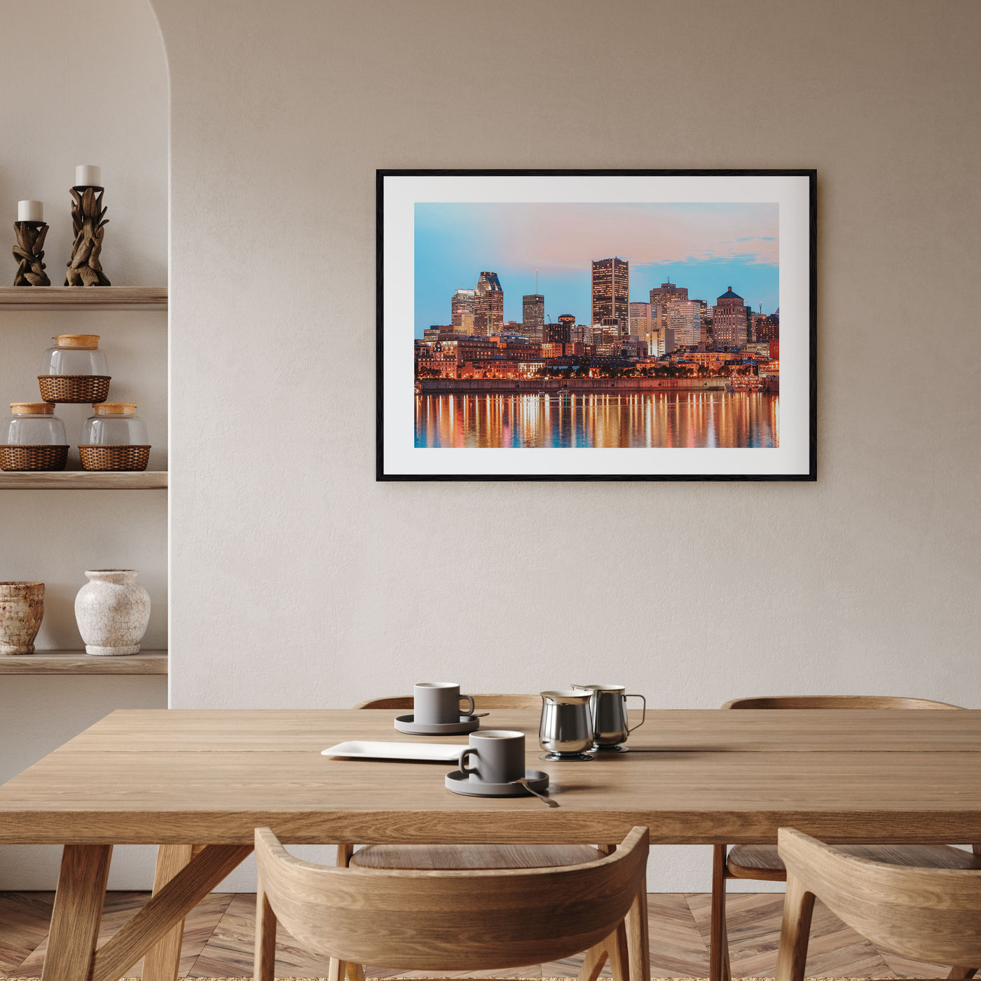 Montreal Landscape Color Poster