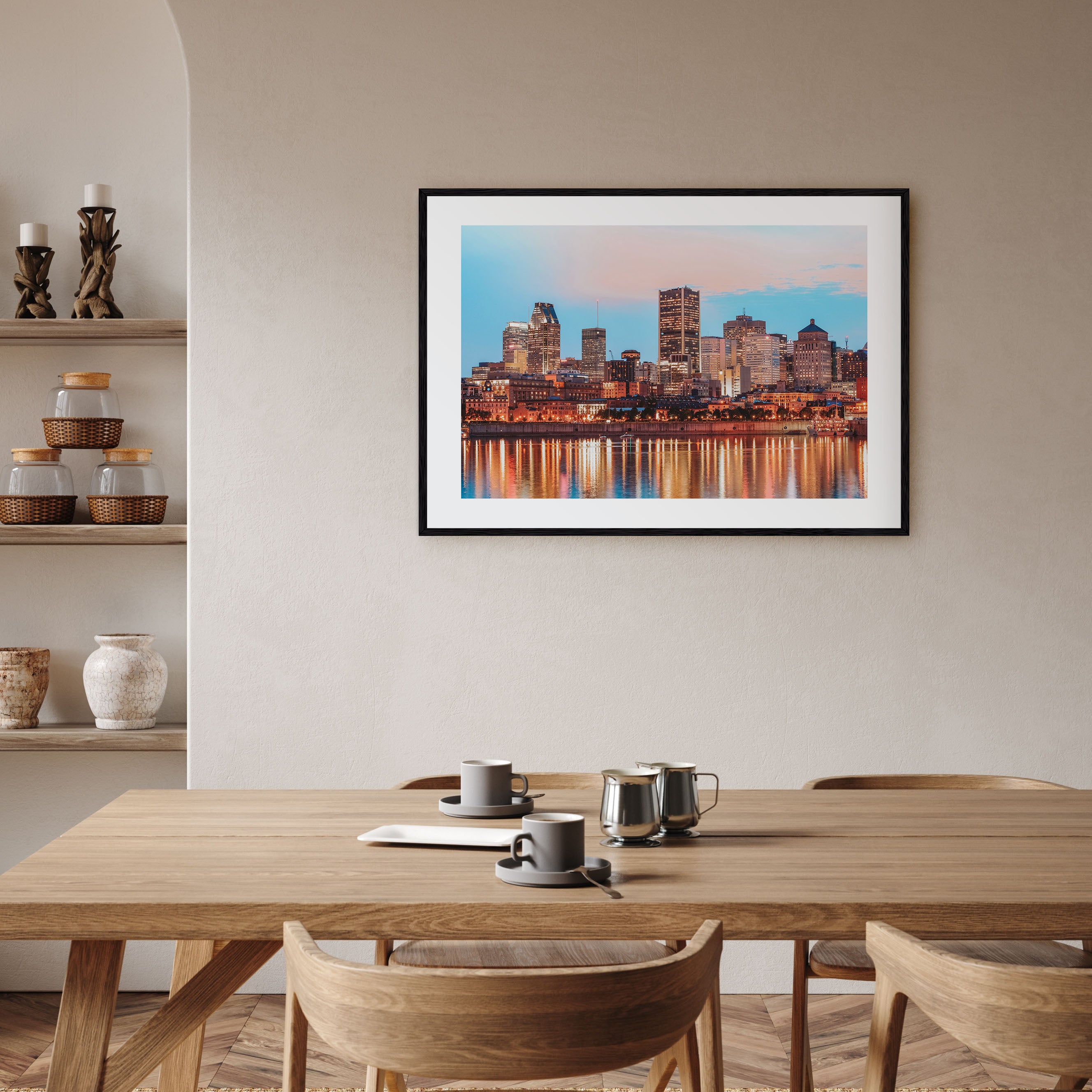 Montreal Landscape Color Poster