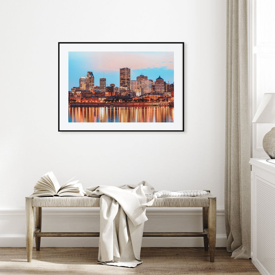 Montreal Landscape Color Poster