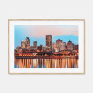 Montreal Landscape Color Poster