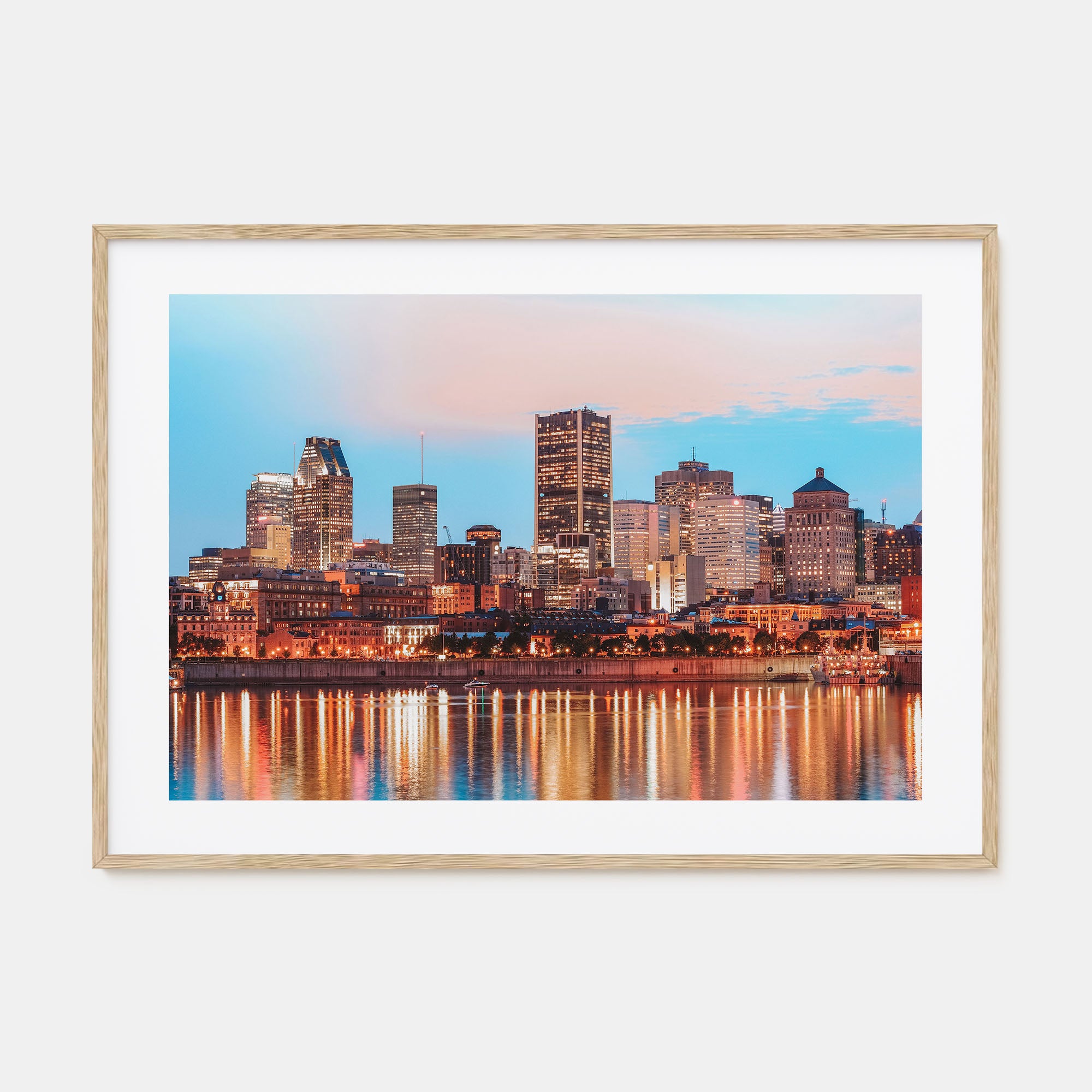 Montreal Landscape Color Poster