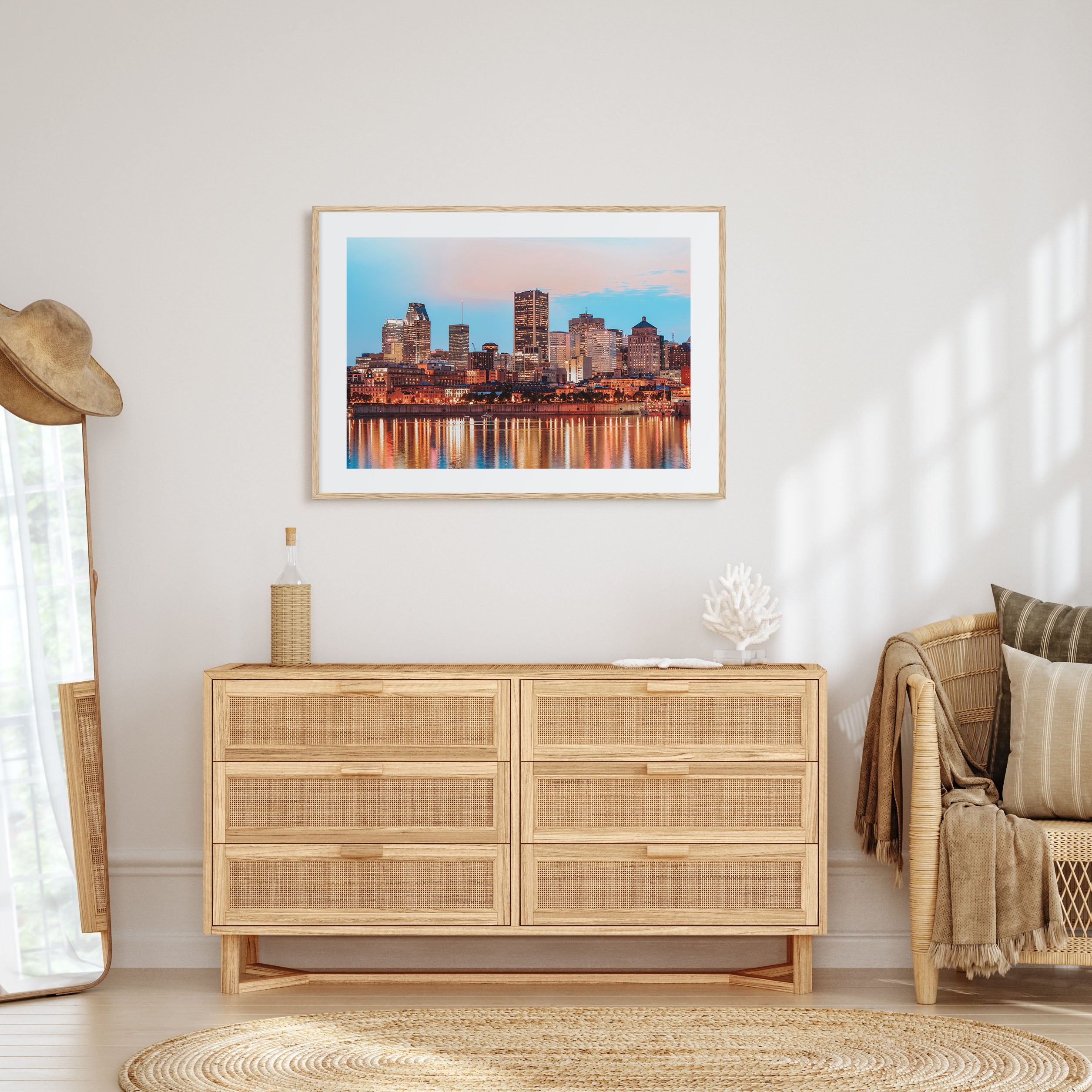 Montreal Landscape Color Poster