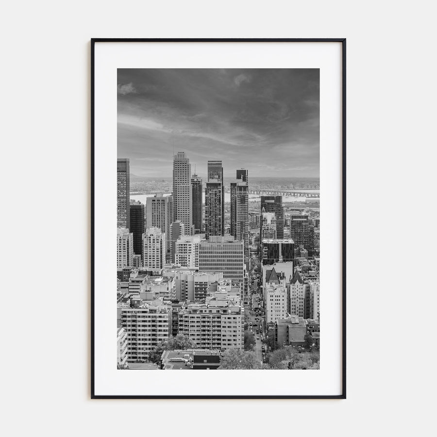 Montreal Photo B&W Poster