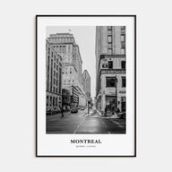 Montreal Portrait B&W No 1 Poster